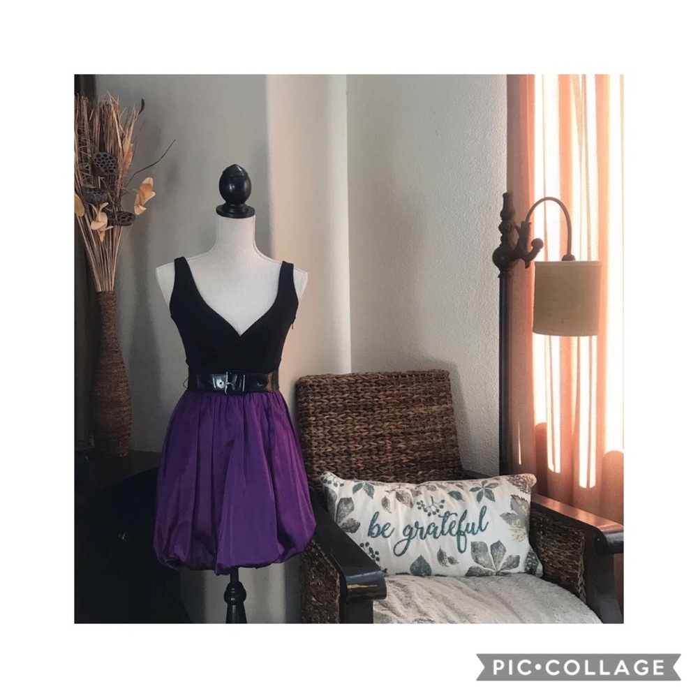 Snap Pouf Dress